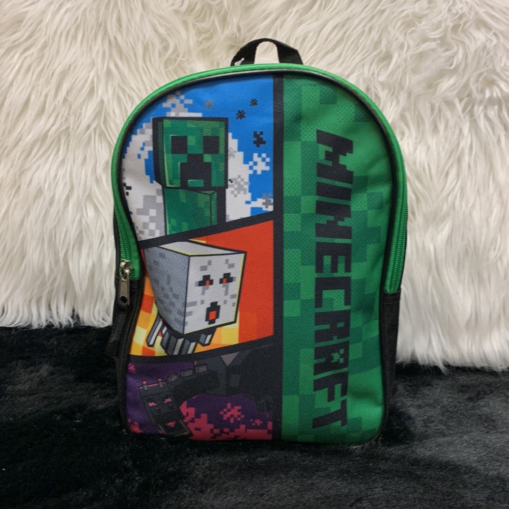 MINECRAFT Small Lightweight Backpack For Little Kids 👧 👦